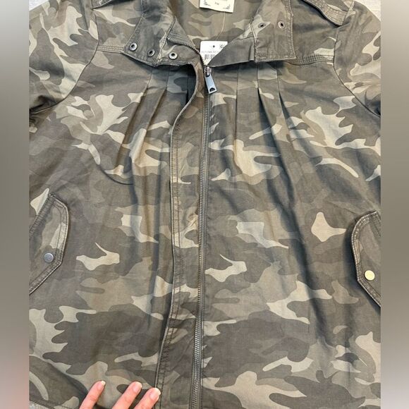 Style & Co. Women’s Camo Print Cotton Jacket Size PM NWT - Picture 3 of 13